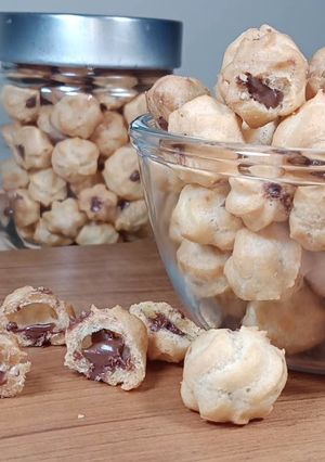 Foto resep Sus kering mini isi cokelat