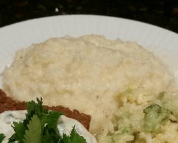 Popular Recipe Brads garlic parmesan mashed cauliflower Savory Delicious