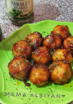 Foto resep 57. Bakso Bakar Teflon (Barbeque Sauce)