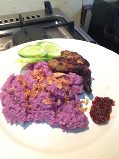 Foto resep Nasi ubi ungu
