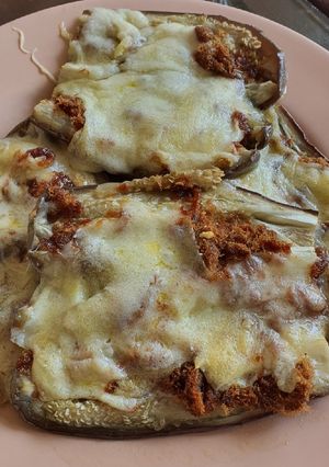 Foto resep Terong mozzarela panggang (Baked Eggplant Mozzarela)