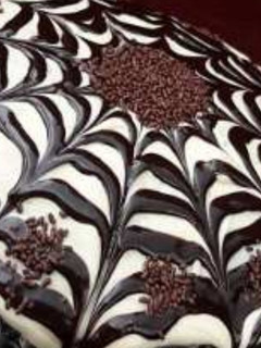 Foto principal de Tarta de queso y chocolate sin horno