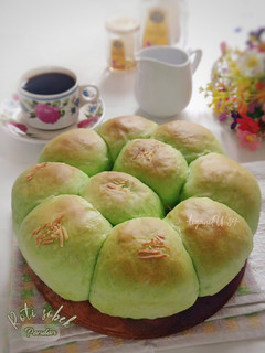 Foto resep Roti sobek pandan tanpa ulen