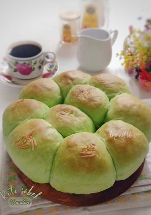 Foto resep Roti sobek pandan tanpa ulen