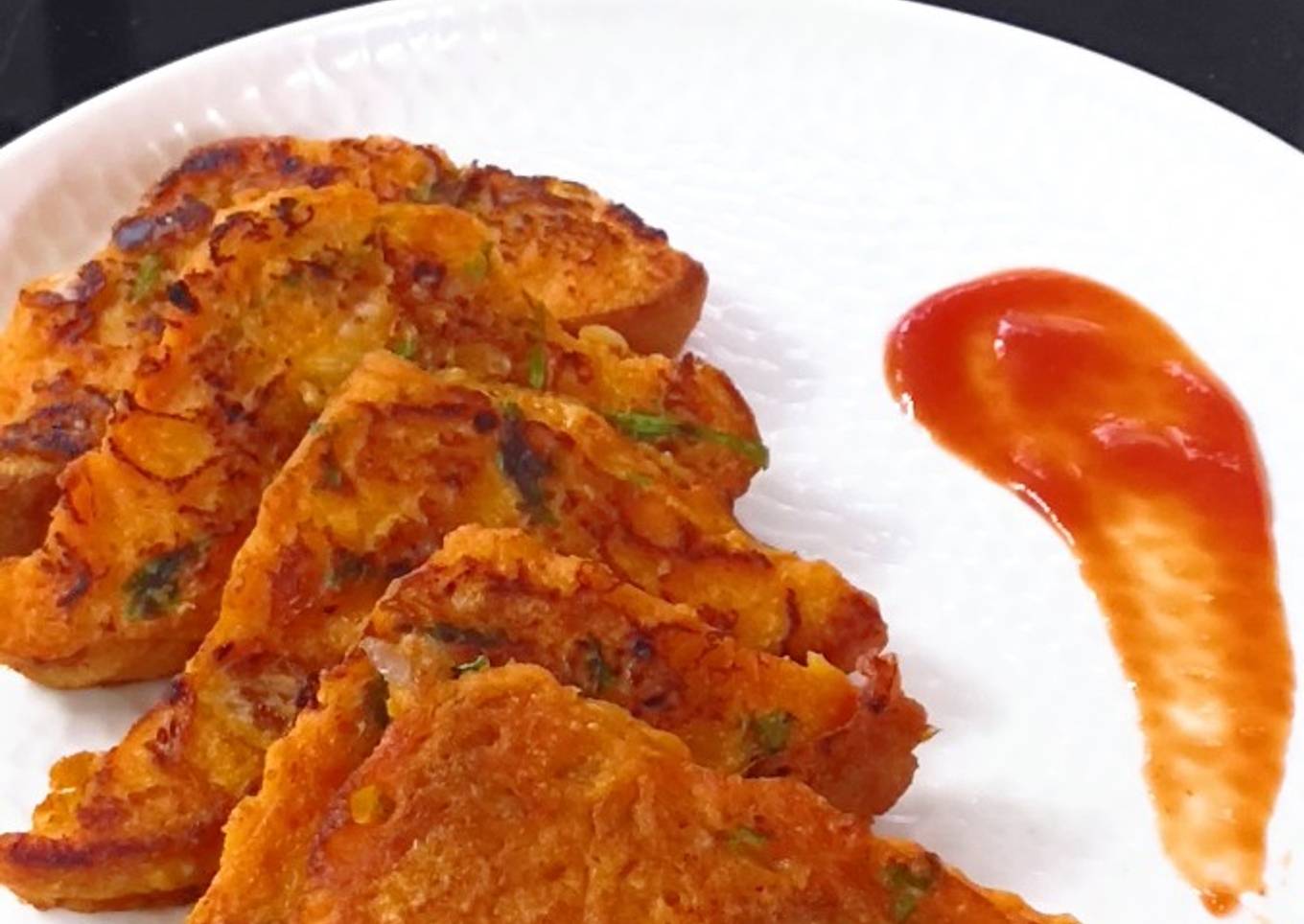 Eggless french toast