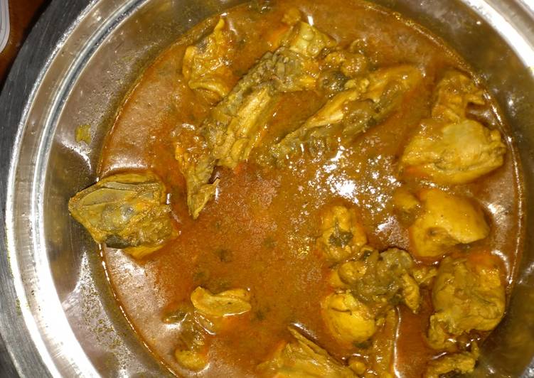 Simple Way to Prepare Any-night-of-the-week Chicken curry #Kampala Contest