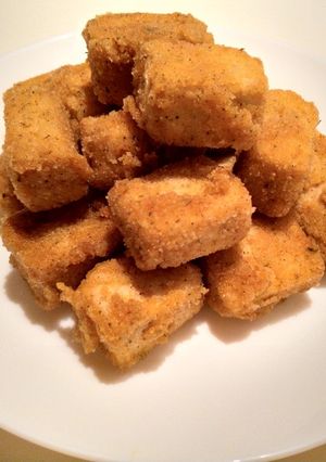 A picture of Tofu nuggets.