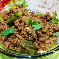 A picture of Dum ke Qeema(With out onion,tomato qeema).