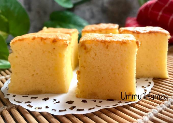 Japanese cotton cheesecake foto resep utama