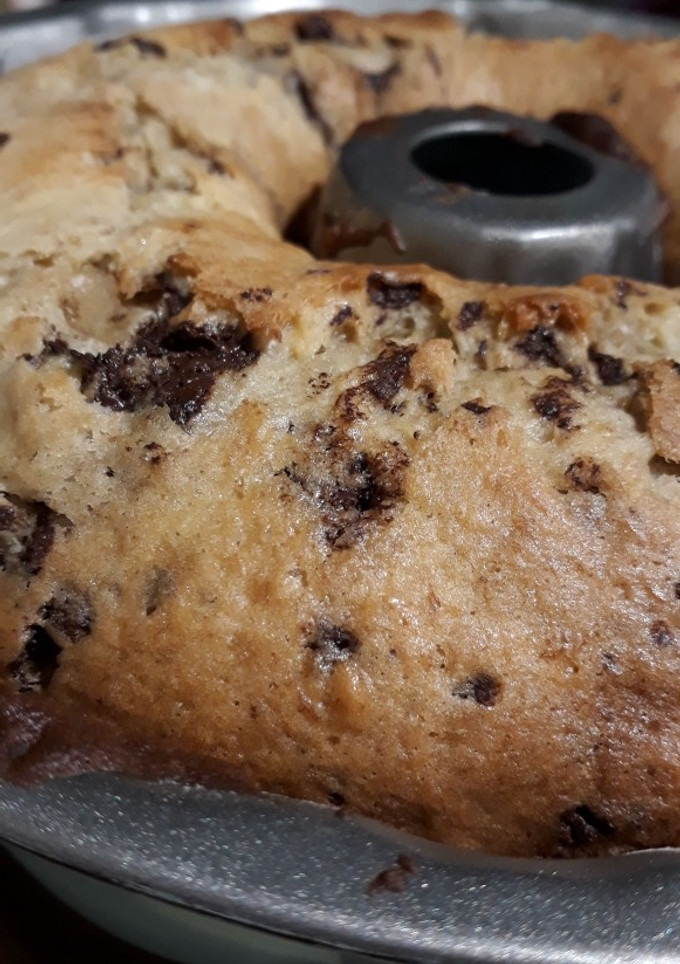 Una foto de Budín de banana split🍌😍