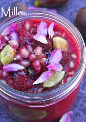 Une photo de Smoothie à la Rose
