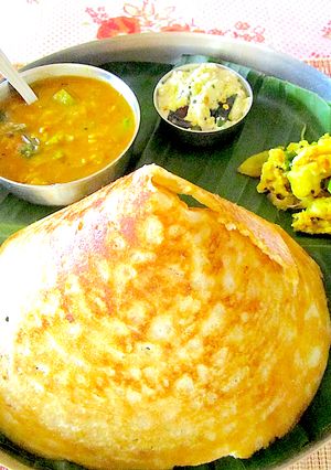 A picture of Masala Dosa.