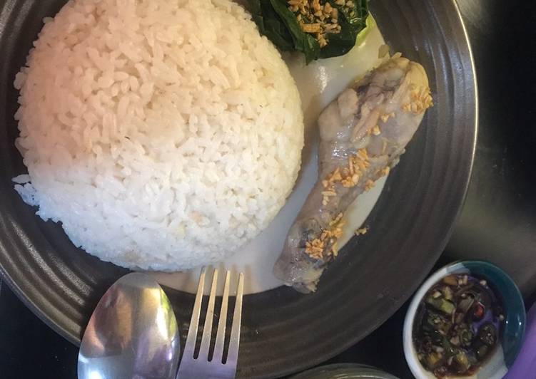 Langkah memasak Nasi Ayam Hainan Anti Gagal
