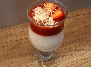 Zdjęcie przepisu Pudding z tapioki.