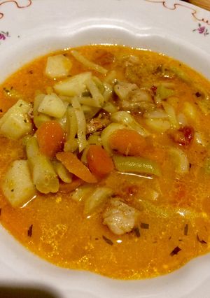 Tárkonyos palócleves recept fotója