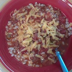A picture of Stuffed Pepper Soup - Slow Cooker.