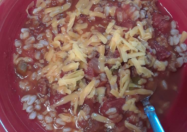 Recipe of Homemade Stuffed Pepper Soup - Slow Cooker