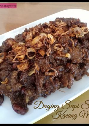 Foto resep Daging Sapi Suwir Kacang Merah
