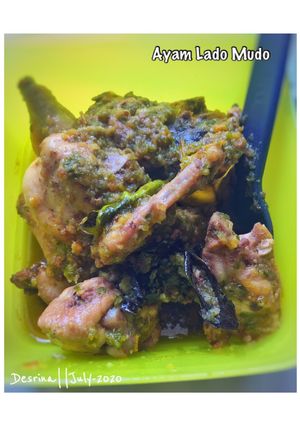 Foto resep Ayam Lado Mudo (Cabai Hijau)