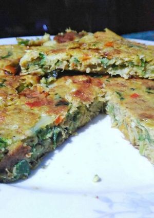 Foto resep Omelet sayur rasa mirip RM Padang