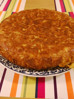 Una foto de Tortilla de papas a lo grande