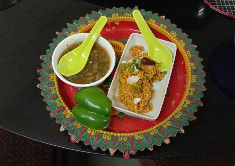 Palak tomato rice (spinach,tomato rice)