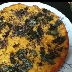 A picture of #56 भोगGujrati dish handva.