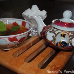 Persian tea (Chai چای) A picture of Persian tea (Chai چای).