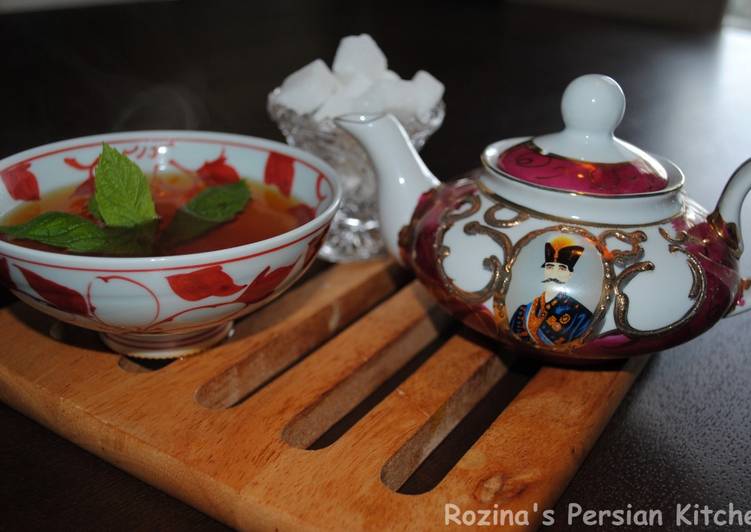 Recipe of Quick Persian tea (Chai چای)