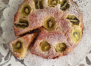 Foto di Torta con Kiwi e Pere