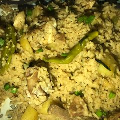 Beef yakhni pulao 1 A picture of Beef yakhni pulao 1.