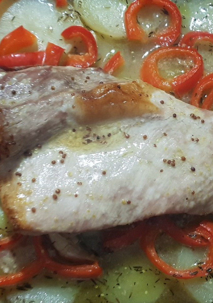 Una foto de Secreto ibérico al horno