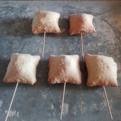 A picture of Stick square patties.