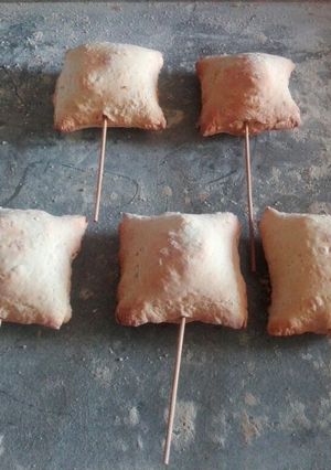 A picture of Stick square patties.