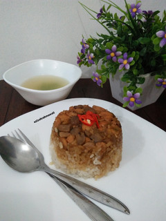 Foto resep Nasi Tim Ayam Jamur🍄