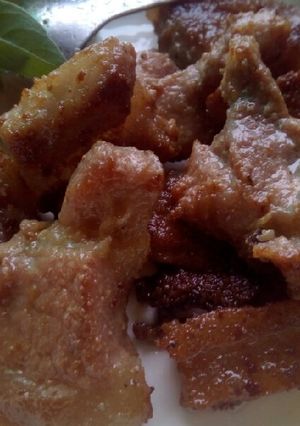 Hình của món Thịt muối mặn_ chiên mặn.