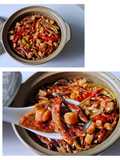 CÁ cơm than kho dưa môn