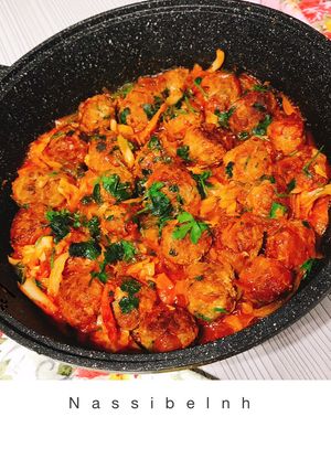 عکسی از دستور خوراک کوفته کلمی نصیبه