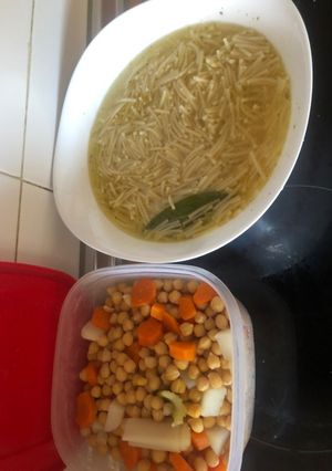 Una foto de Cocido básico sin carne (ideal para vegetarianos)
