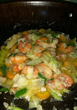 Foto resep Capcay udang simple lezat
