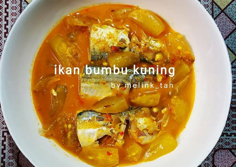 Langkah mengolah Ikan bumbu kuning Lezat