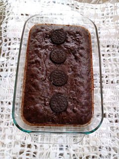 Una foto de Bizcocho de chocolate con cocoa dulce