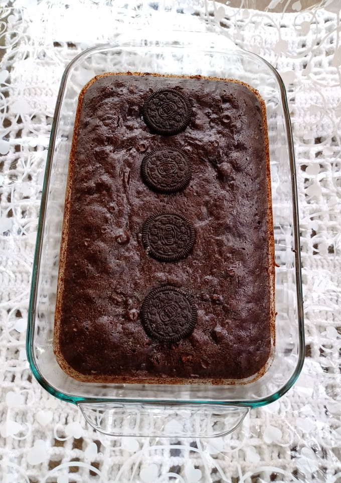 Una foto de Bizcocho de chocolate con cocoa dulce