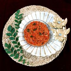 A picture of Tomato onion Thokku.