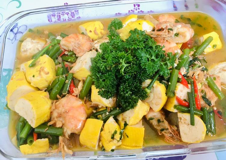 Bunga bawang saus tiram