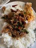 กะเพราขาหมู เผ็ดร้อน