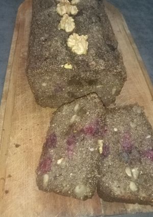 Una foto de Budín de banana súper fibra y súper nutrición