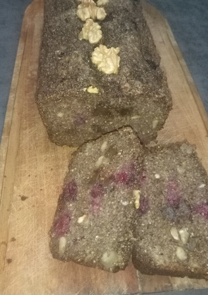 Una foto de Budín de banana súper fibra y súper nutrición
