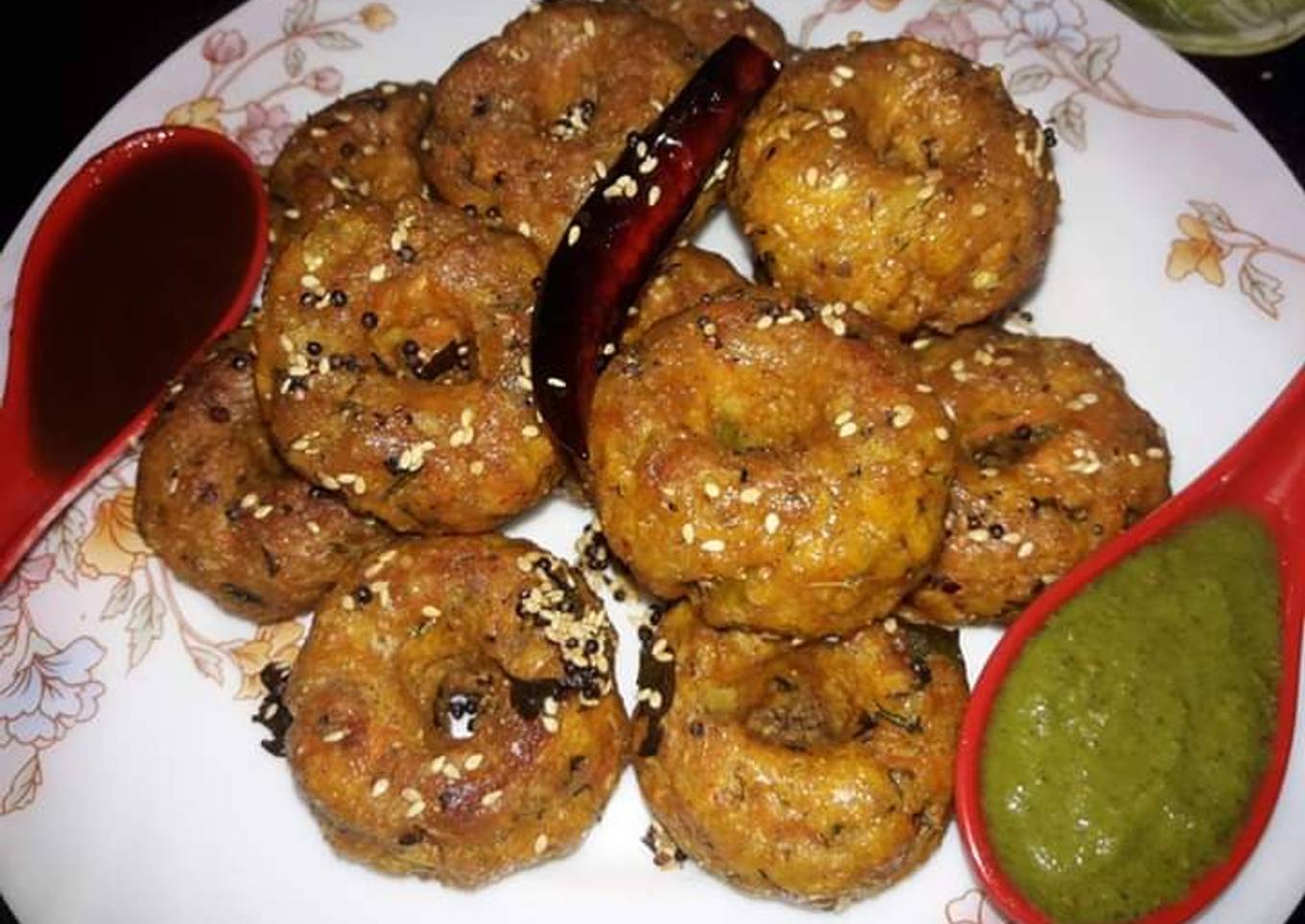 Cabbage Carrot Donuts