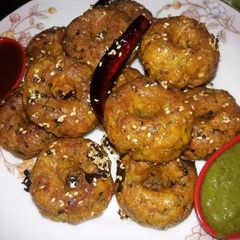 A picture of Cabbage Carrot Donuts.